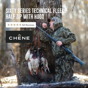 Sixty Series Technical Fleece Half Zip with Hood
